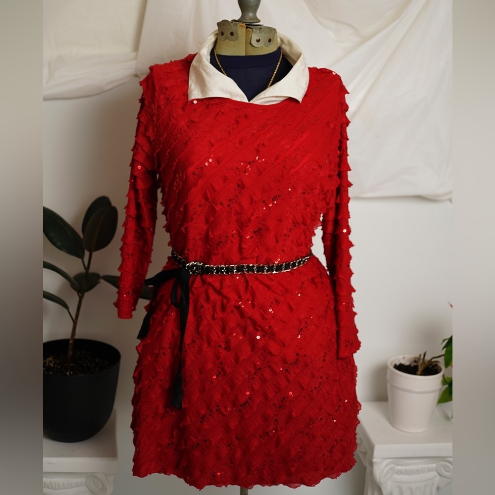 ANTTHONY Red Party Dress
